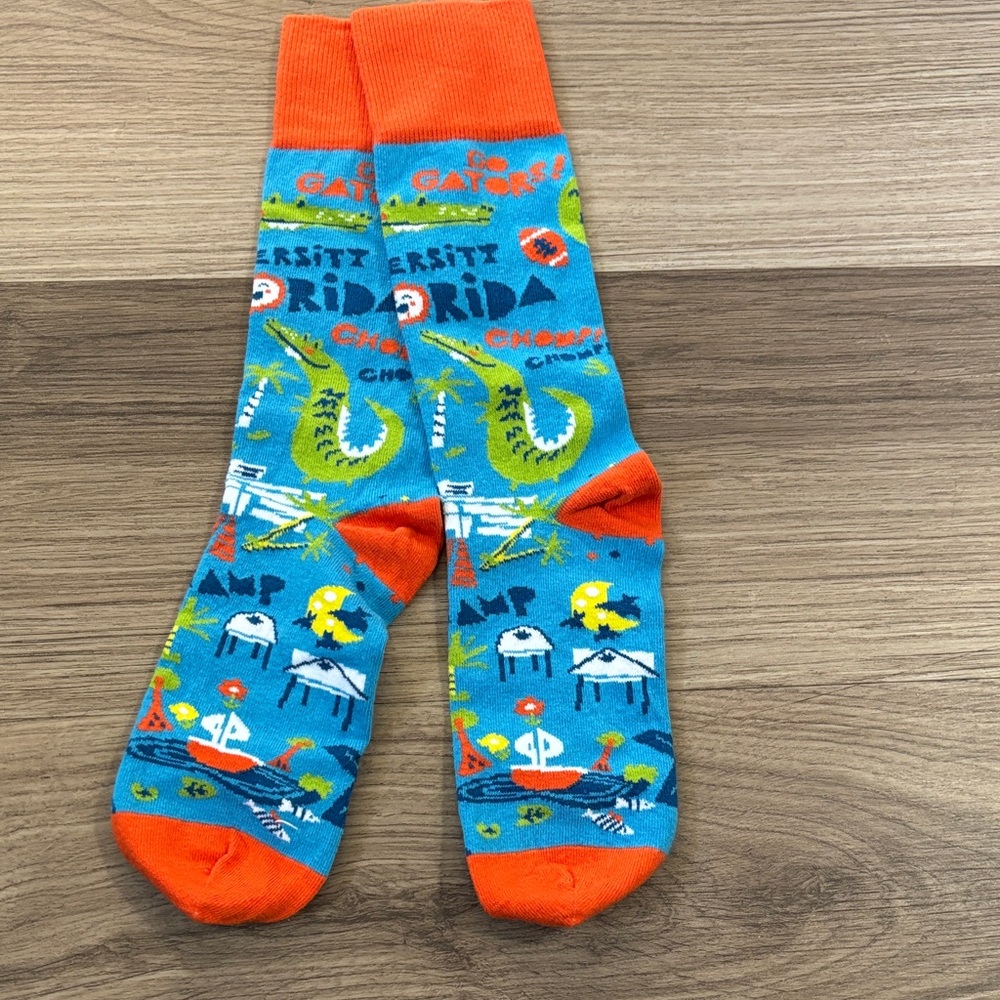 Colorful University of Florida Themed Socks